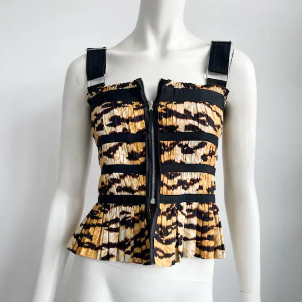 Yellow Leopard Corset Dolce & Gabbana